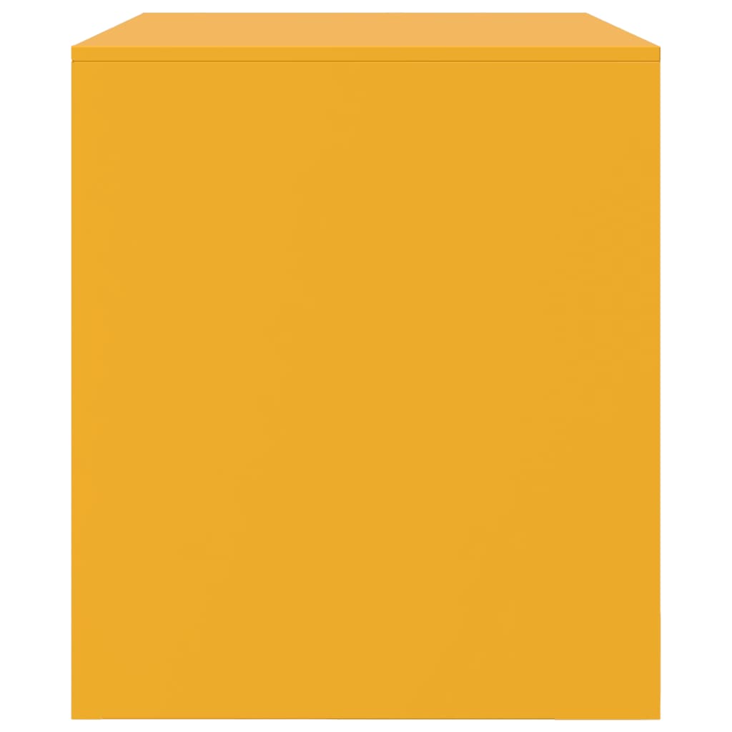 Mobili TV 2 pz Giallo Senape 67x39x44 cm in Acciaio | homemem39