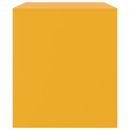 Mobili TV 2 pz Giallo Senape 67x39x44 cm in Acciaio | homemem39