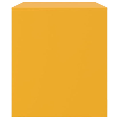 Mobili TV 2 pz Giallo Senape 67x39x44 cm in Acciaio | homemem39