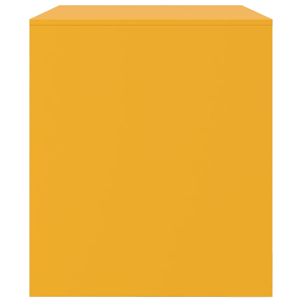 Mobili TV 2 pz Giallo Senape 67x39x44 cm in Acciaio - homemem39