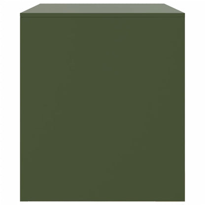 Mobile TV Verde Oliva 67x39x44 cm in Acciaio | homemem39