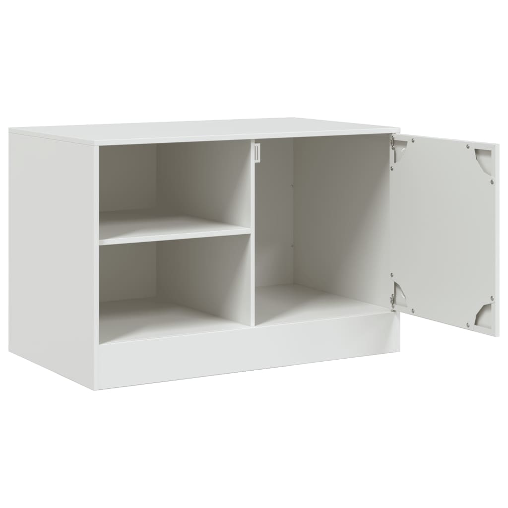 Mobili TV 2 pz Bianchi 67x39x44 cm in Acciaio | homemem39