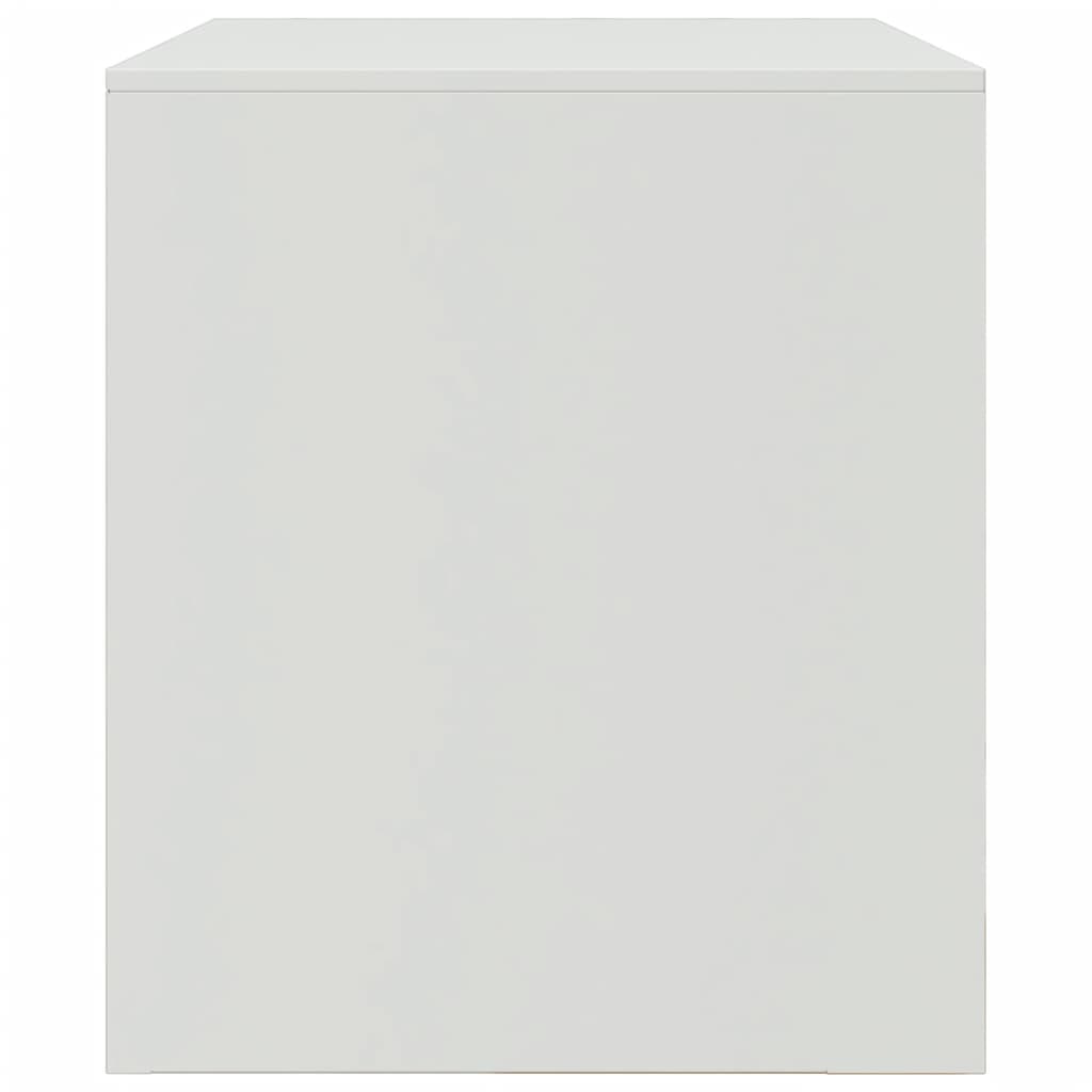 Mobili TV 2 pz Bianchi 67x39x44 cm in Acciaio - homemem39