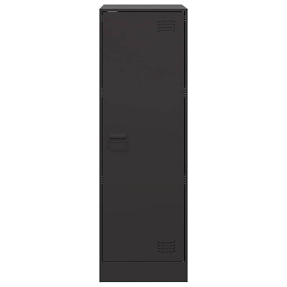 Credenza Nera 34,5x39x107 cm in Acciaio | homemem39