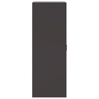 Credenza Nera 34,5x39x107 cm in Acciaio | homemem39