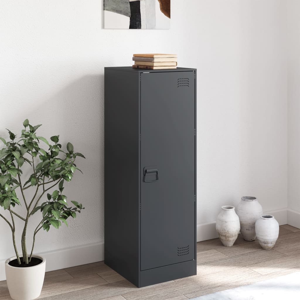 Credenza Antracite 34,5x39x107 cm in Acciaio - homemem39