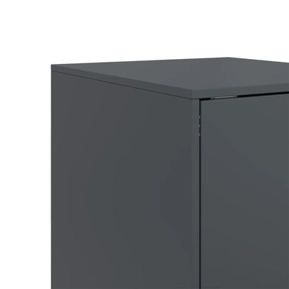 Credenza Antracite 34,5x39x107 cm in Acciaio - homemem39