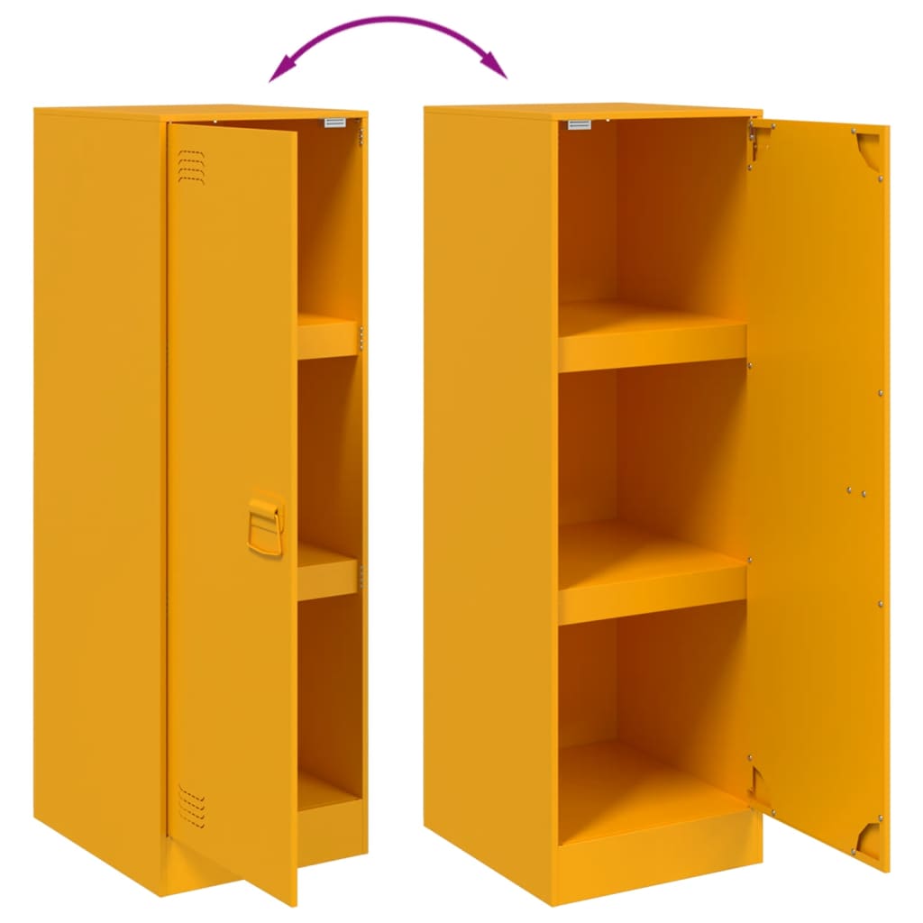 Credenza Antracite 34,5x39x107 cm in Acciaio - homemem39