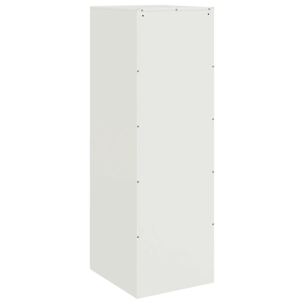 Credenza Bianca 34,5x39x107 cm in Acciaio - homemem39
