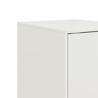 Credenza Bianca 34,5x39x107 cm in Acciaio - homemem39
