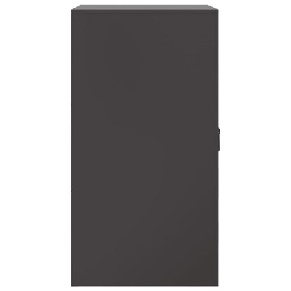 Credenza Nera 34,5x39x107 cm in Acciaio - homemem39