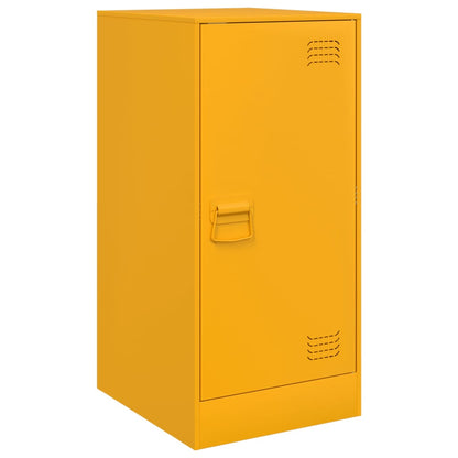 Credenza Giallo Senape 34,5x39x73 cm in Acciaio - homemem39