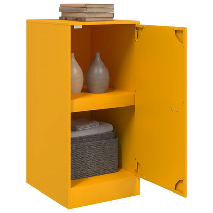 Credenza Giallo Senape 34,5x39x73 cm in Acciaio - homemem39