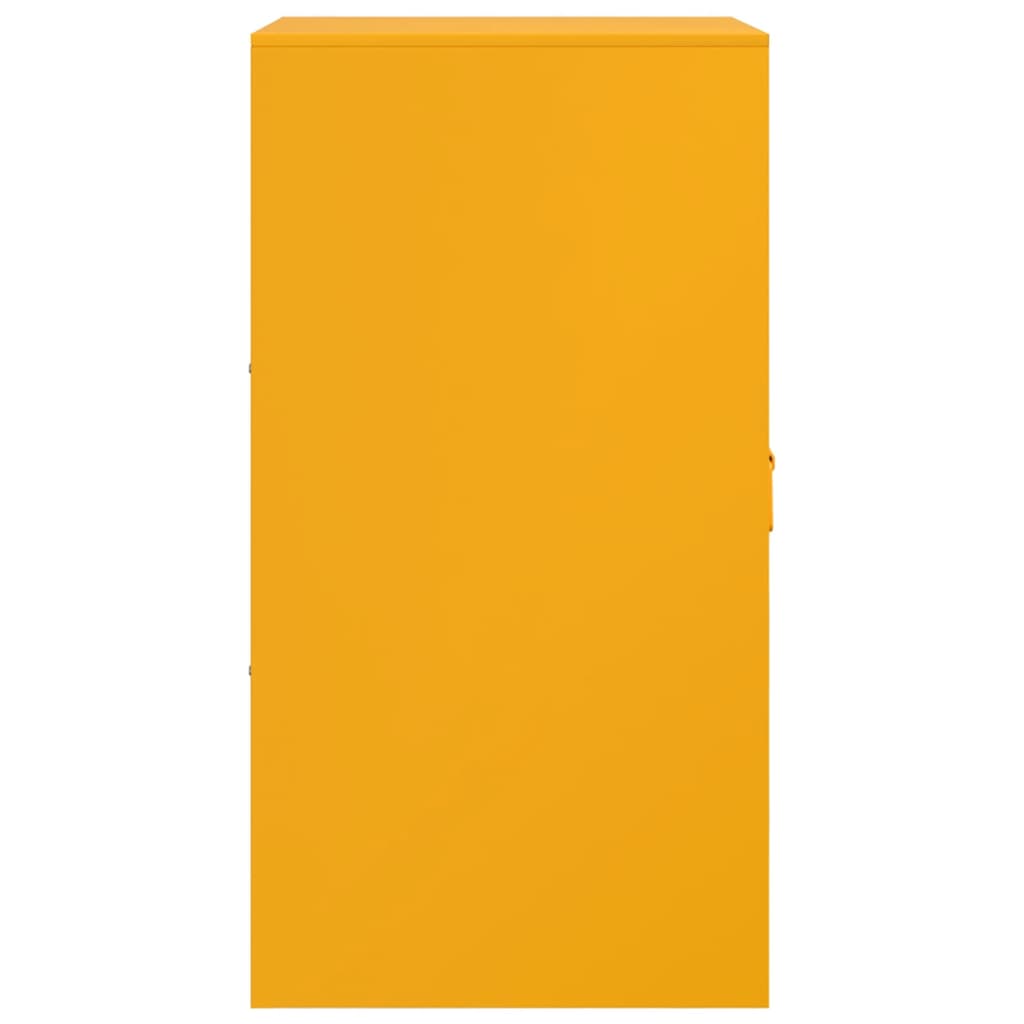 Credenza Giallo Senape 34,5x39x73 cm in Acciaio - homemem39