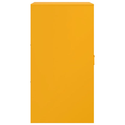 Credenza Giallo Senape 34,5x39x73 cm in Acciaio - homemem39