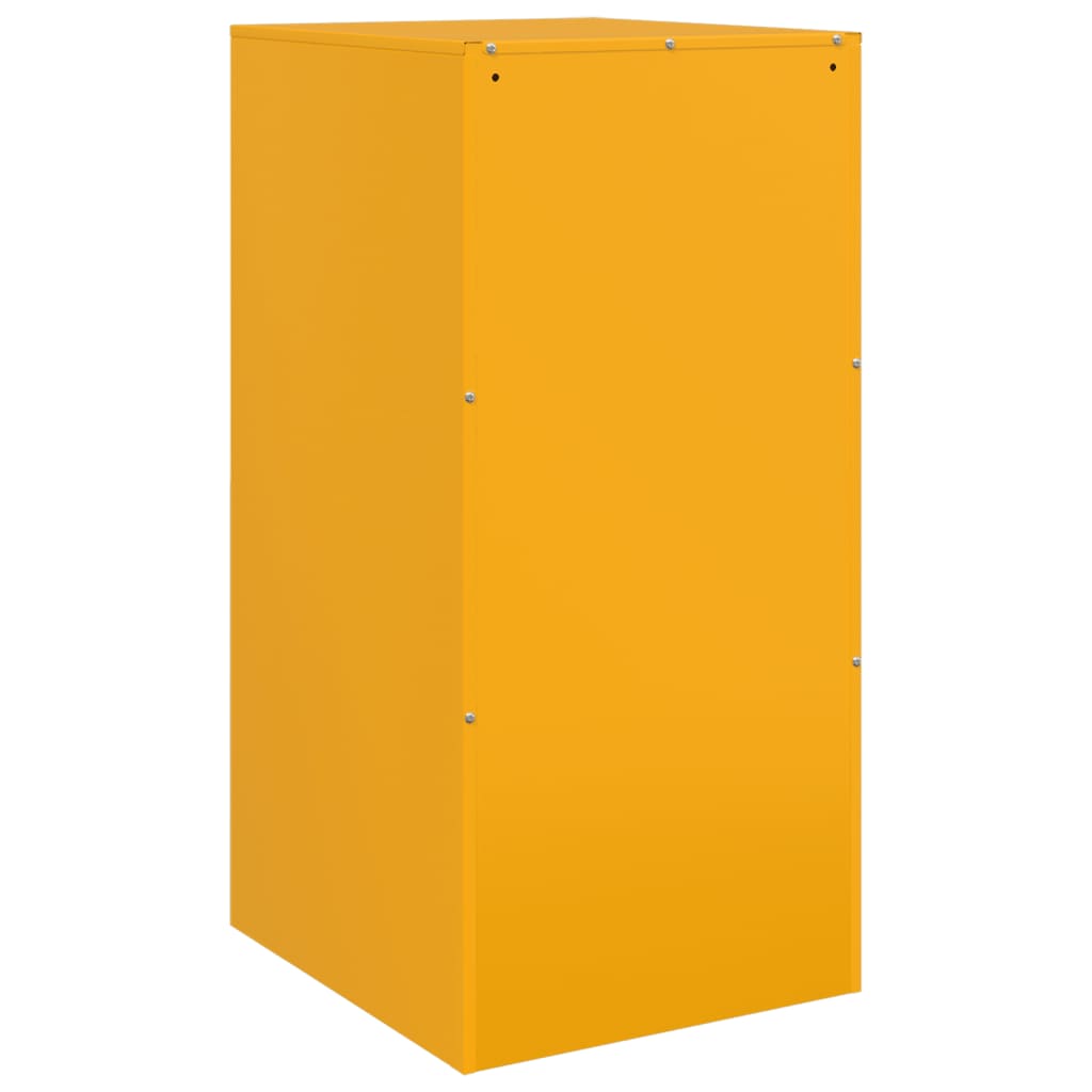 Credenza Giallo Senape 34,5x39x73 cm in Acciaio - homemem39