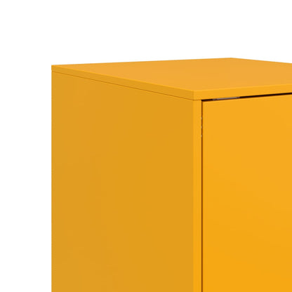 Credenza Giallo Senape 34,5x39x73 cm in Acciaio - homemem39