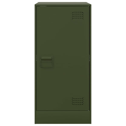 Credenza Verde Oliva 34,5x39x73 cm in Acciaio