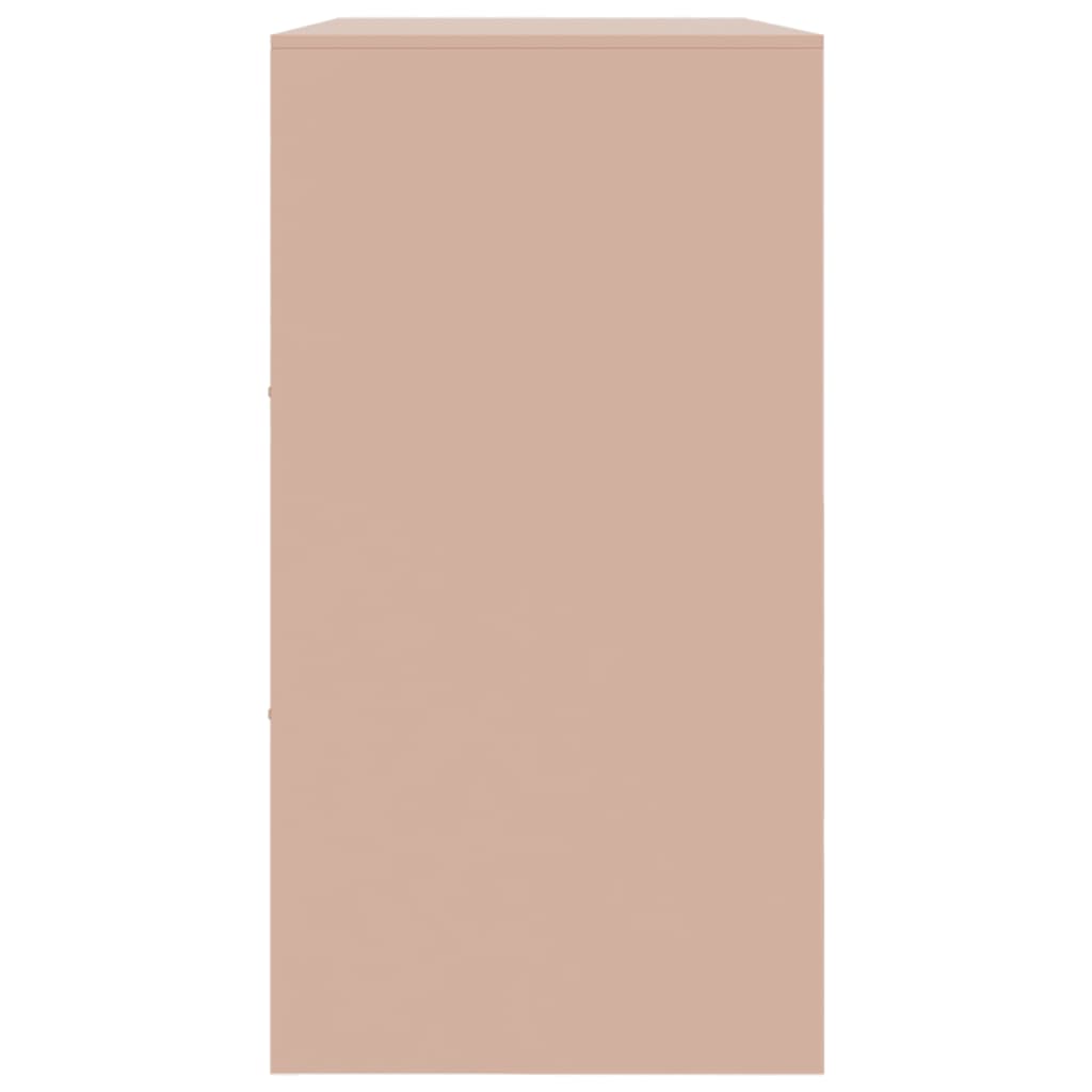 Credenza Rosa 99x39x73 cm in Acciaio - homemem39