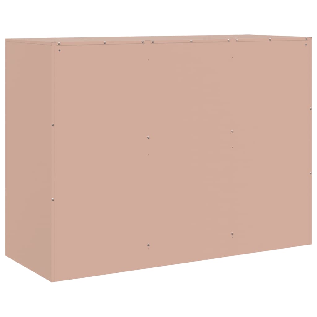 Credenza Rosa 99x39x73 cm in Acciaio - homemem39