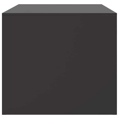 Tavolino da Salotto Nero 67x50x44 cm in Acciaio