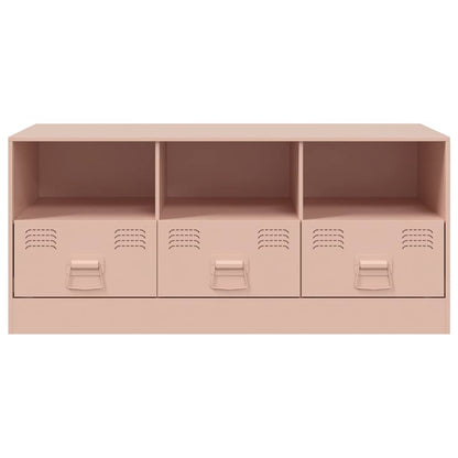 Mobile Porta TV Rosa 99x39x44 cm in Acciaio | homemem39