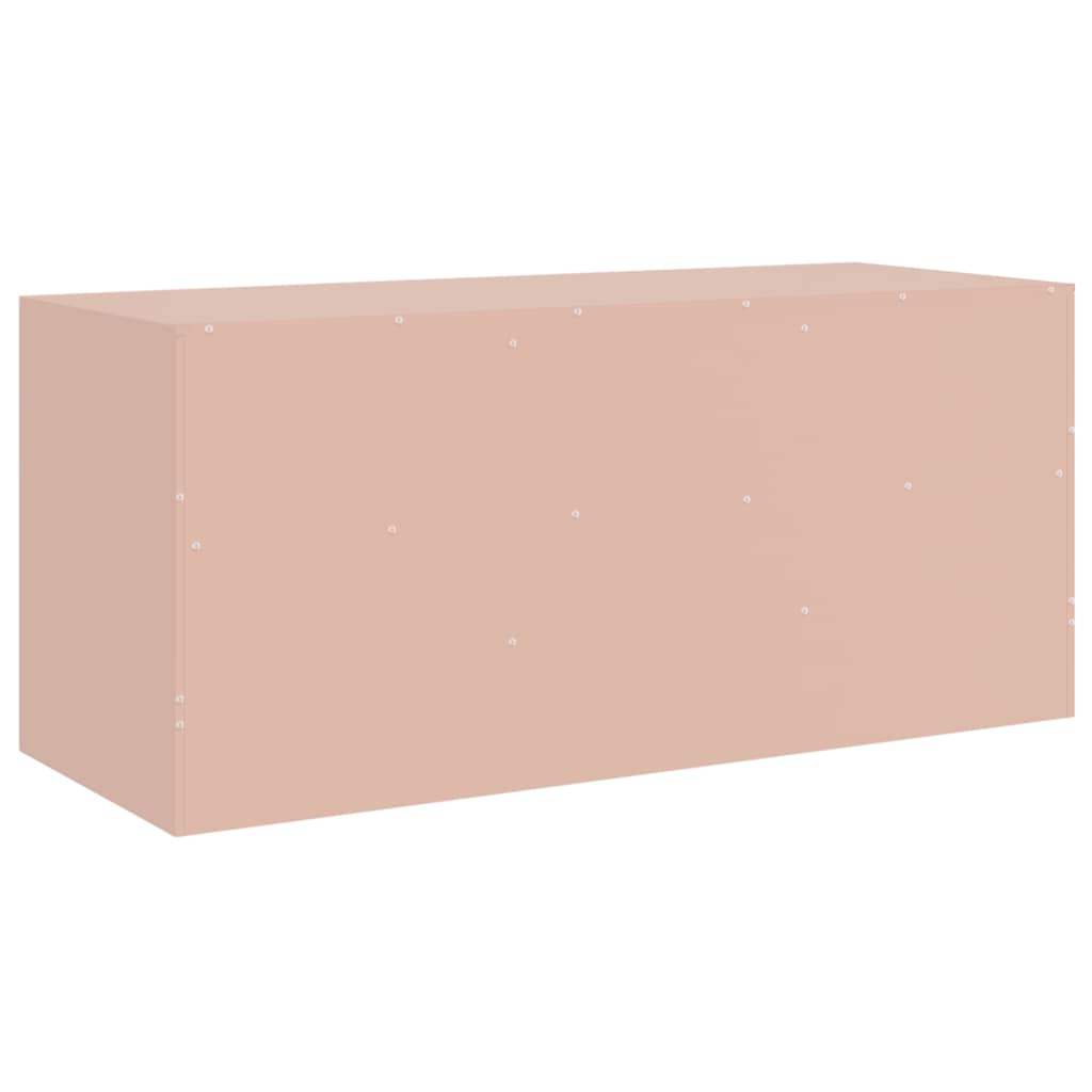 Mobile Porta TV Rosa 99x39x44 cm in Acciaio | homemem39