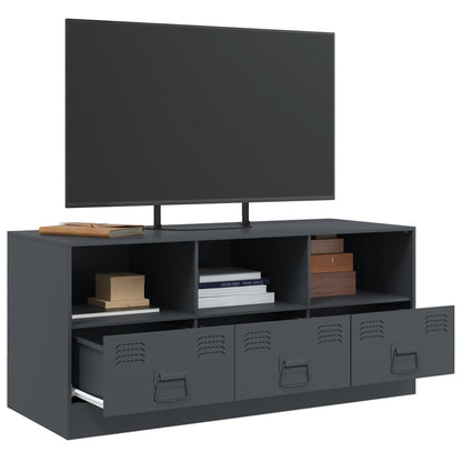 Mobile Porta TV Antracite 99x39x44 cm in Acciaio | homemem39