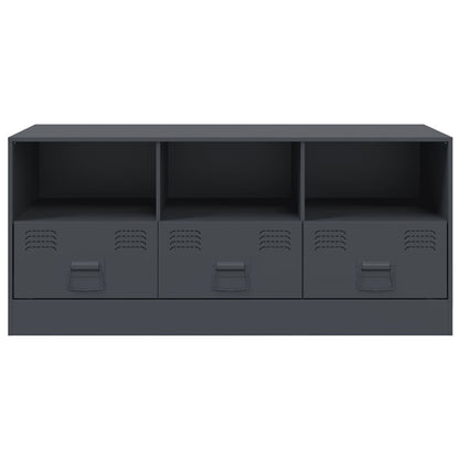 Mobile Porta TV Antracite 99x39x44 cm in Acciaio | homemem39