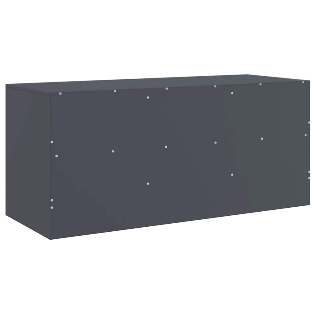 Mobile Porta TV Antracite 99x39x44 cm in Acciaio | homemem39