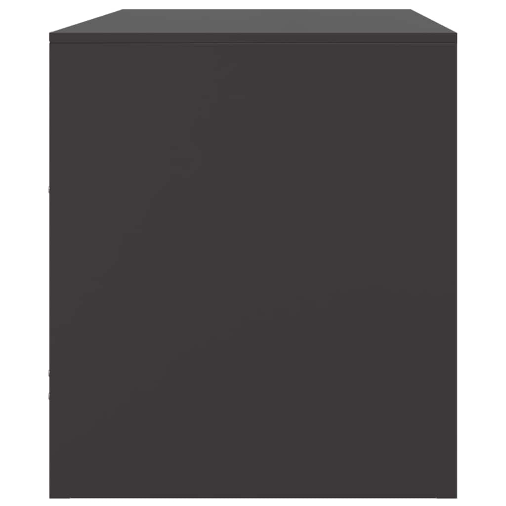 Mobile TV Nero 67x39x44 cm in Acciaio | homemem39