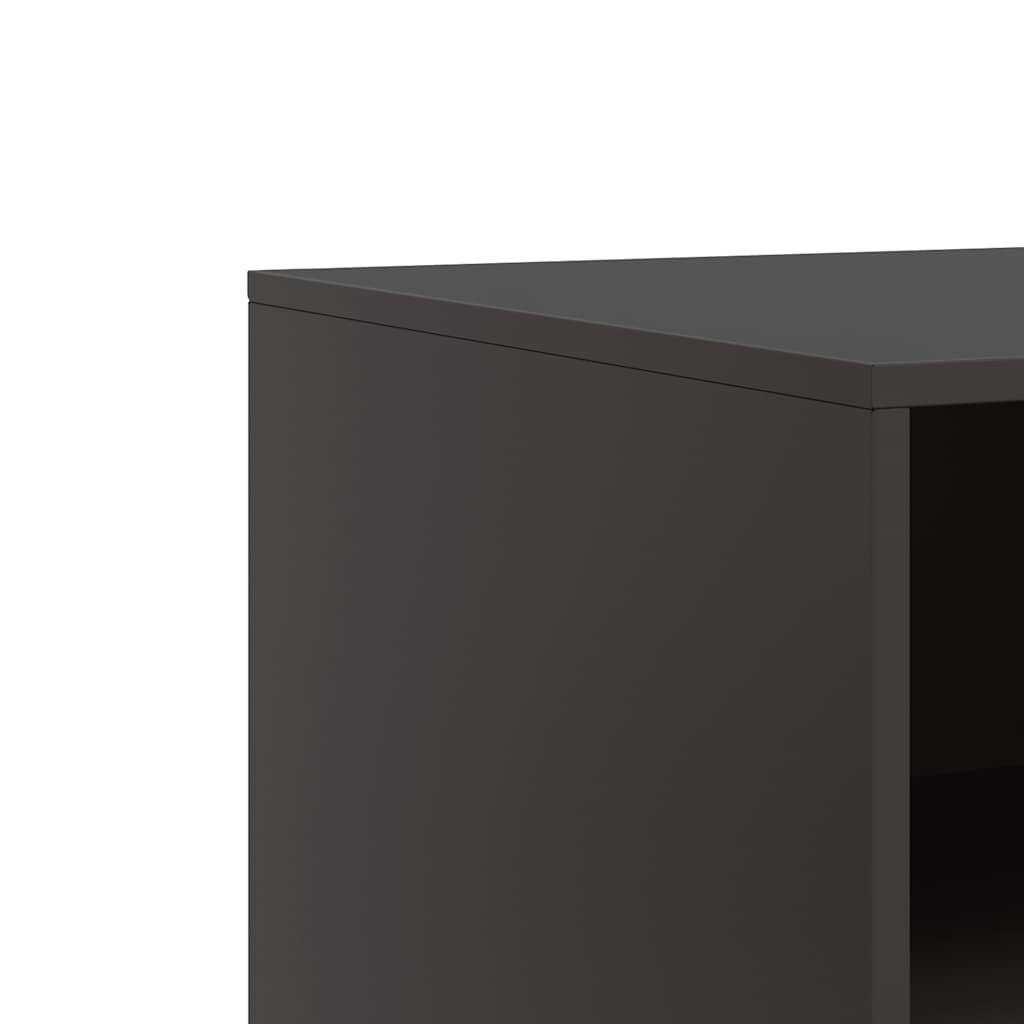 Mobile TV Nero 67x39x44 cm in Acciaio | homemem39
