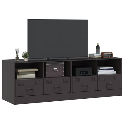 Mobili TV 2 pz Neri 67x39x44 cm in Acciaio | homemem39