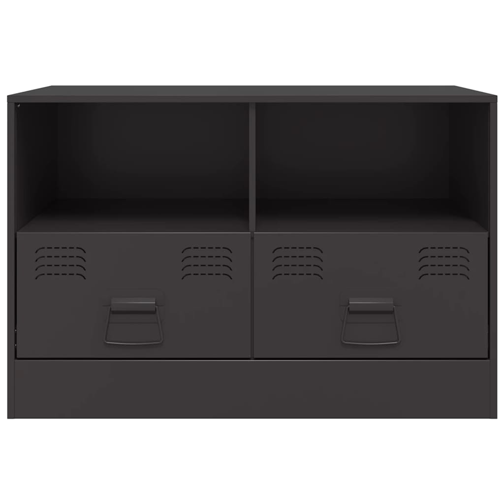 Mobili TV 2 pz Neri 67x39x44 cm in Acciaio | homemem39