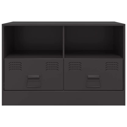 Mobili TV 2 pz Neri 67x39x44 cm in Acciaio | homemem39