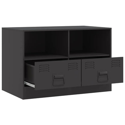 Mobili TV 2 pz Neri 67x39x44 cm in Acciaio | homemem39
