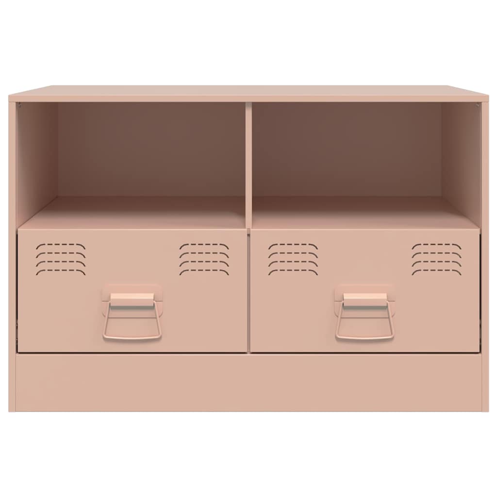 Mobili TV 2 pz Rosso 67x39x44 cm in Acciaio | homemem39