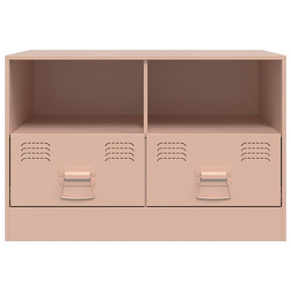 Mobili TV 2 pz Rosso 67x39x44 cm in Acciaio | homemem39