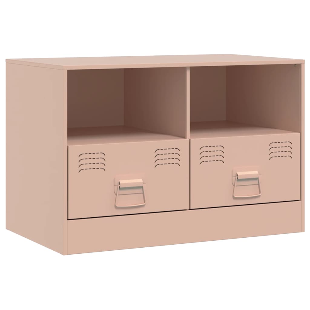 Mobili TV 2 pz Rosso 67x39x44 cm in Acciaio | homemem39