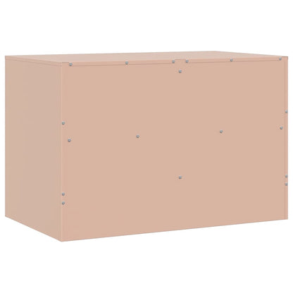 Mobili TV 2 pz Rosso 67x39x44 cm in Acciaio | homemem39