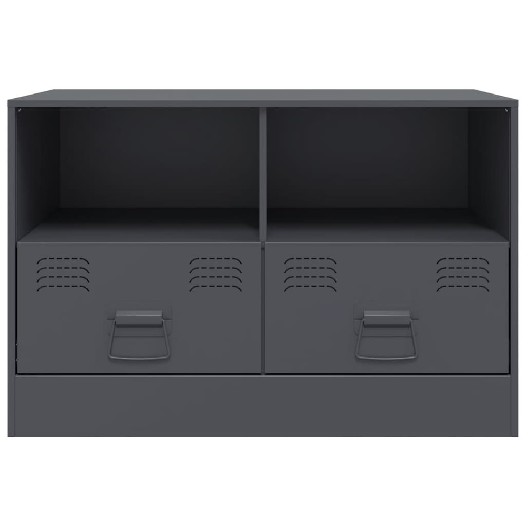 Mobile TV Antracite 67x39x44 cm in Acciaio | homemem39