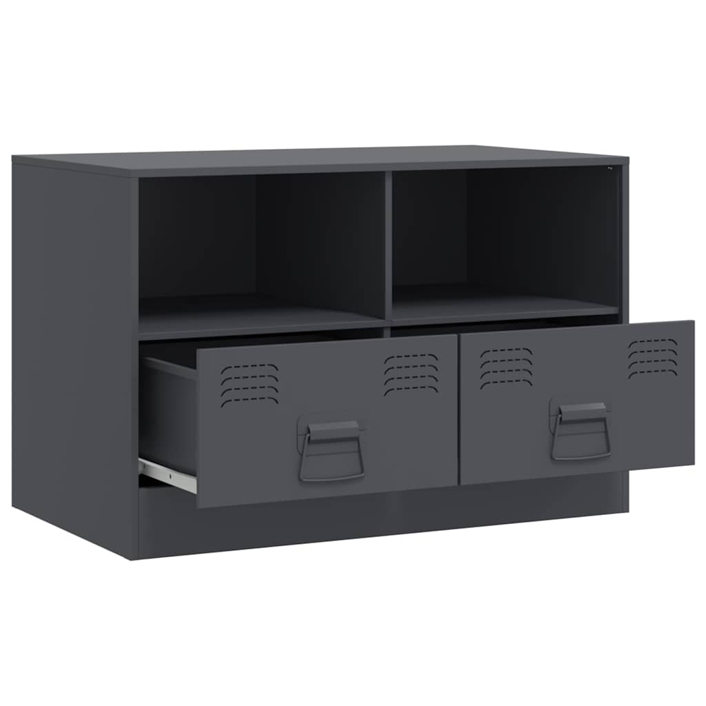 Mobile TV Antracite 67x39x44 cm in Acciaio | homemem39