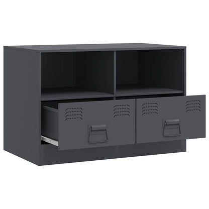 Mobile TV Antracite 67x39x44 cm in Acciaio | homemem39