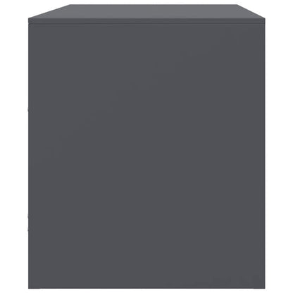 Mobile TV Antracite 67x39x44 cm in Acciaio | homemem39