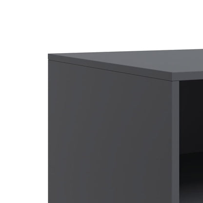 Mobile TV Antracite 67x39x44 cm in Acciaio | homemem39