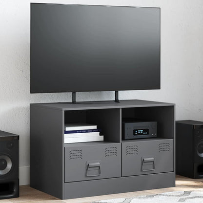 Mobile TV Antracite 67x39x44 cm in Acciaio | homemem39