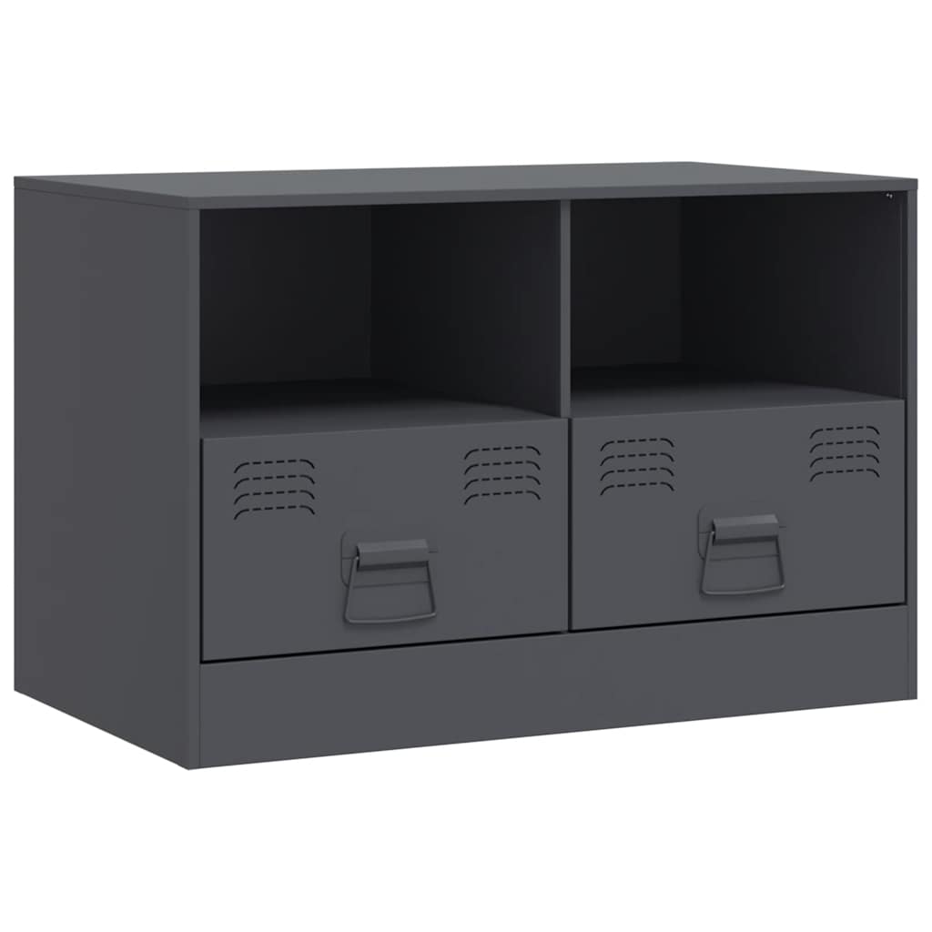 Mobili TV 2 pz Antracite 67x39x44 cm in Acciaio | homemem39