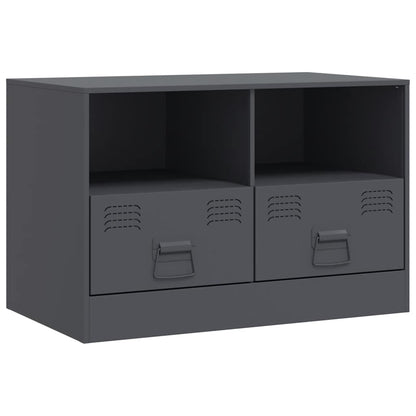 Mobili TV 2 pz Antracite 67x39x44 cm in Acciaio | homemem39