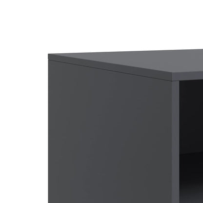 Mobili TV 2 pz Antracite 67x39x44 cm in Acciaio | homemem39