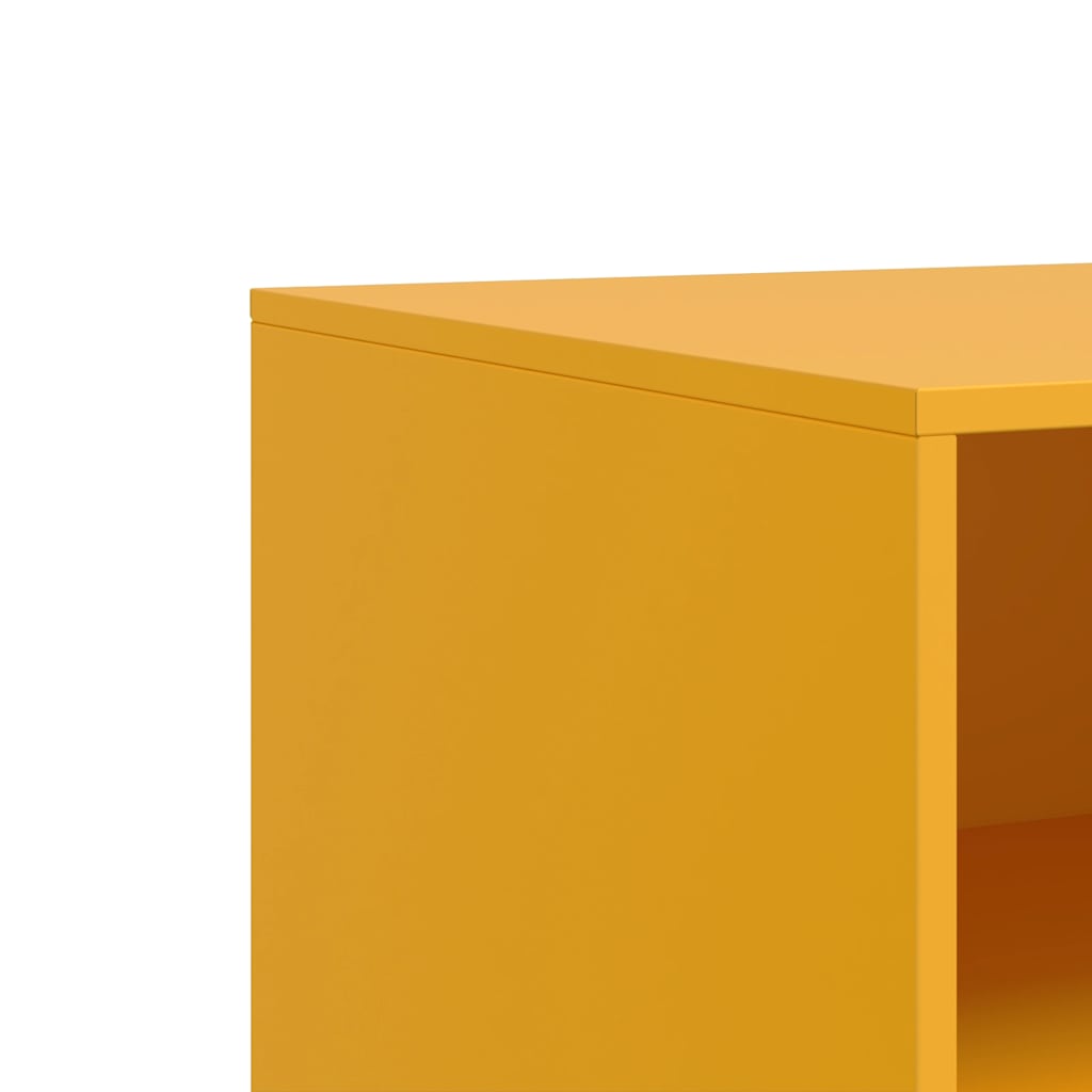 Mobili TV 2 pz Giallo Senape 67x39x44 cm in Acciaio | homemem39